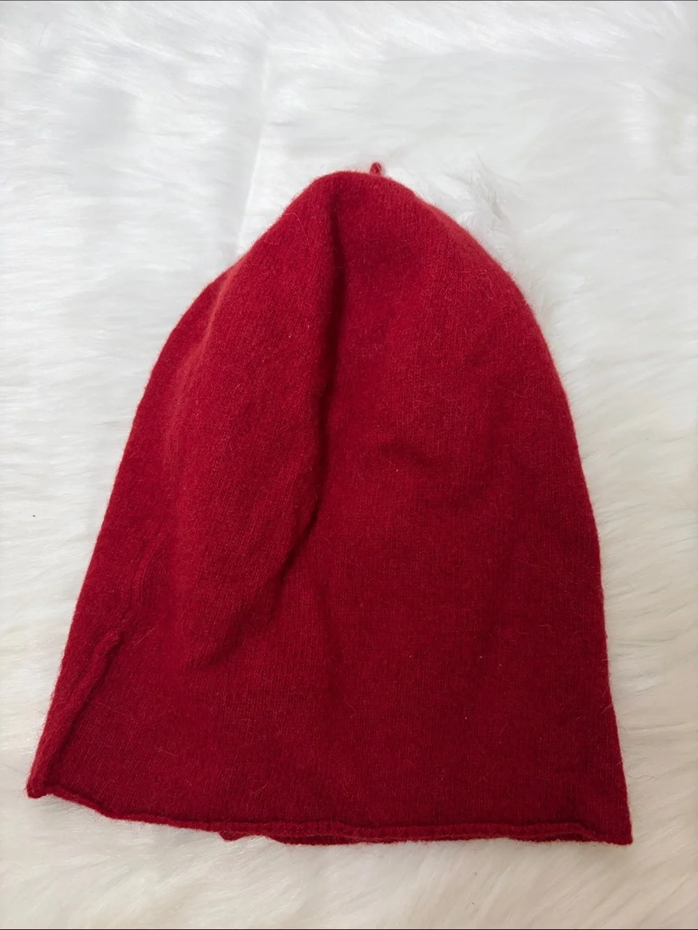 Bundle of 3 Pink Red Knot Beanie Organic Cotton Wool Hats